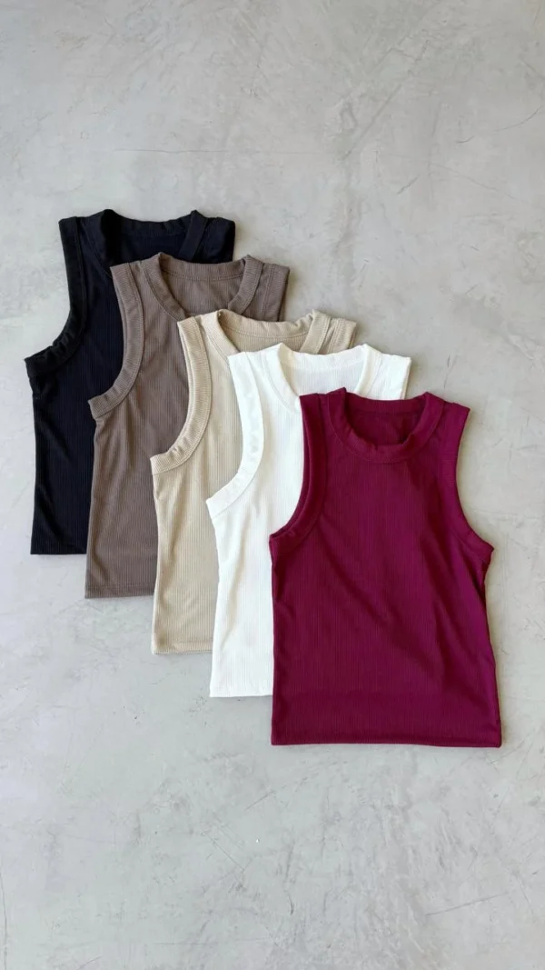Musculosa Crop Ribb Brush Wonka - Imagen 3