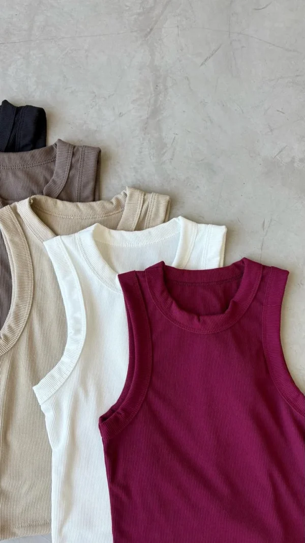 Musculosa Crop Ribb Brush Wonka - Imagen 2