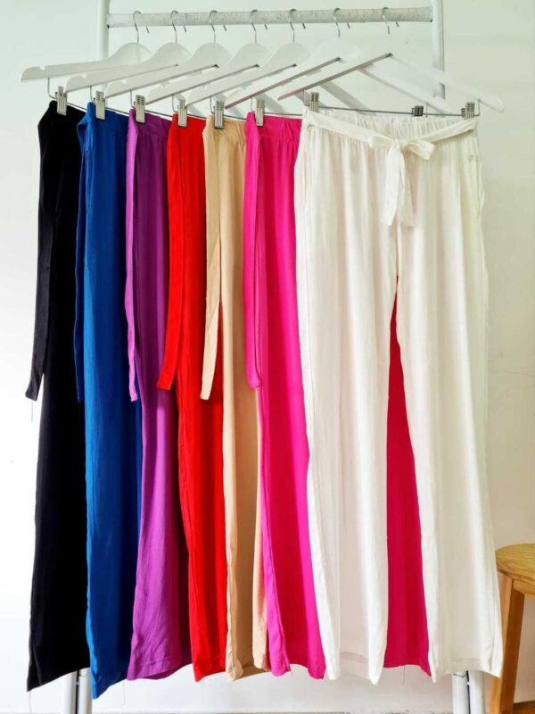 Pantalón Recto Lino